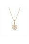 316L Steel Tarnish-Free Gold Women's Necklace |   Gold Color Snowflake Model - 3