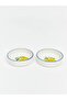 Lemon Printed Ceramic Bowl Set of 2 13 cm (S6) - 3