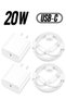 i.Phone Charger Fast Charging,[MFi Certified] 2Pack 20W Type C Fast Charger Block with 6FT USB C Ch