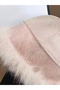 2Pcs Women Winter Warm Plush Fur Gloves and Hat Set Touchscreen Compatible Windproof - 4