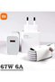 67W VOOC Charge Adapter 6A with Type-C Cable White Fast Charging for Smartphones, Tablets & More –