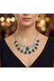 Crystal Stone Glamorous Evening Dress Necklace – Drop Model Special Occasion & Event Necklace - 6