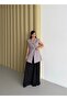 85 cm Long Vest Oversized Gold Buckle Belted Shoulder Pad Piece Elegant Oversized Vest - 6