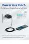 UK USB C Plug & Cable 45W Charger For Samsung FAST Charge Adapter 3 Pin Mains Wall Charging for gal - 3