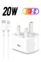 20W USB C Fast Charger With 2M Cable for iPhone 14/14 Plus/14 Pro/14 Pro Max/13 12 11 X XR XS SE 20
