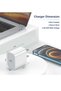 2Pack 20W USB C Fast Charging and 2M USB C to C Cable Cord, Type C Wall Plug Power Adapter for iPad - 2