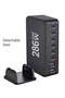 268W Multi-Port USB C Fast Charger with 8-Port Charging Station – GaN Wall Charger Adapter with USB - 3