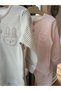Babyaden Cotton Tiny Pocket Pink / Beige Striped Baby Girl / Boy Casual Daily Top and Bottom Set - 7