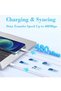 iPhone Fast Charger Cable【Apple MFi Certified】20W PD USB C Wall Charger Type C Power Adapter Lightn - 4