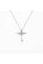 316L Tarnish Resistant Steel Silver Color Heart Key Model Women's Necklace - 3