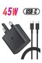 UK USB C Plug & Cable 45W Charger For Samsung FAST Charge Adapter 3 Pin Mains Wall Charging for gal