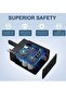 UK USB C Plug & Cable 45W Charger For Samsung FAST Charge Adapter 3 Pin Mains Wall Charging for gal - 4