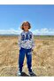 Boy's Printed Sweatshirt Winter Set - 2