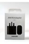 25W Super Fast Charger for Galaxy S24, S23, S22, S22Ultra, S22+, S21, S20, A32, A33, A53, A73, USB - 5