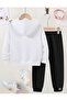 K-Pop Huntrix Printed Girls' Tracksuit Set, 3-Yarn Shardooned Fabric - 3