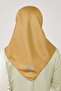 Tivil Pure Silk Scarf Ist 2123-02 Gold Solid Color - 2