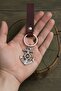 Anchor Design Real Leather Keychain Fashion Keychain Genuine Leather Keychain - 2