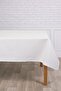 Dertsiz Panama Linen Premium Tablecloth - Water and Stain Repellent Cotton Blend Duck Cloth - 4