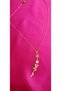 Elegant Multi-Figure Detailed Gold Color Steel Necklace – Stylish with Star, Heart, and Key Pendants - 5