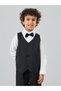 Boys Shirt with Pants and Waist Coat with Bow Set - 2