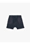 26Yy59000374 Navy Blue Baby Boy Shorts 6Smb40003Tk