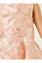 Girls Pink Embroidered Jacquard Top and Trousers Set - 3