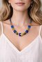 Solar Indigo Nomad – Ethnic Natural Stone Design Necklace