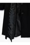 Buttoned Pocketed Long Sleeve Scarf-Collar Cashmere Coat - 7