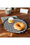 Monochrome Striped Paper Plates 8Ct - 3