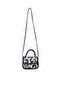 Women Black Buffalo Print Sling Bag - 7