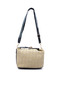 Women Dark Beige Woven Purse Bag - 5