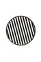 Monochrome Striped Paper Plates 8Ct