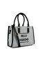 Women Grey Microfiber Slogan Tote Bag - 4