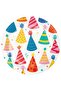 Hats Off Birthday Luncheon Plates 7" 8Ct - 2