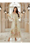 Women Textured Floral Printed A-Line Jalabiya - 3