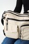 Delavisa Beige Women's Multi-Compartment Waterproof Crinkle Daily Crossbody Bag - 2