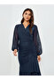 Women Maxi Evening Dress with Long Sleeves - 2