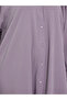 Women Purple Buttoned A-Line Crepe Jalabiya - 4