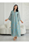 Women Textured Embellished Tasselled Sleeve Jalabiya - 5