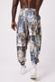Unisex Street Style Printed Wrinkled Sports Baggy Trousers - 3