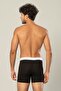 Men's Cotton Boxer Briefs with Waistband Stripes, Pack of 6, 1417 - 2