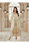 Women Textured Floral Printed A-Line Jalabiya