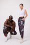 Unisex Street Style Printed Wrinkled Sports Baggy Trousers