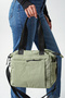 Galiviana Khaki Women's Multi-Compartment Waterproof Crinkle Daily Crossbody and Shoulder Bag - 3