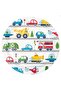 Transportation Time Dinner Plates 8.75" 8ct
