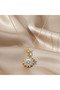 Sun Pattern Steel Necklace - 2