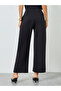 Black Straight Fit Scuba Pants - 4