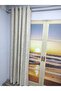 Rustic Curtain (Lined) Cotton Fabric. Eyelet Metal Ring 230Cmx230Cm - 2