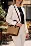 Cera Extra Light Soft Rope and Genuine Leather Detailed Stylish Design Straw Women's Hand and Shoulder Bag - 3