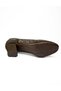 502 Brown Stone Heeled Evening Dress Women's Shoes - 5